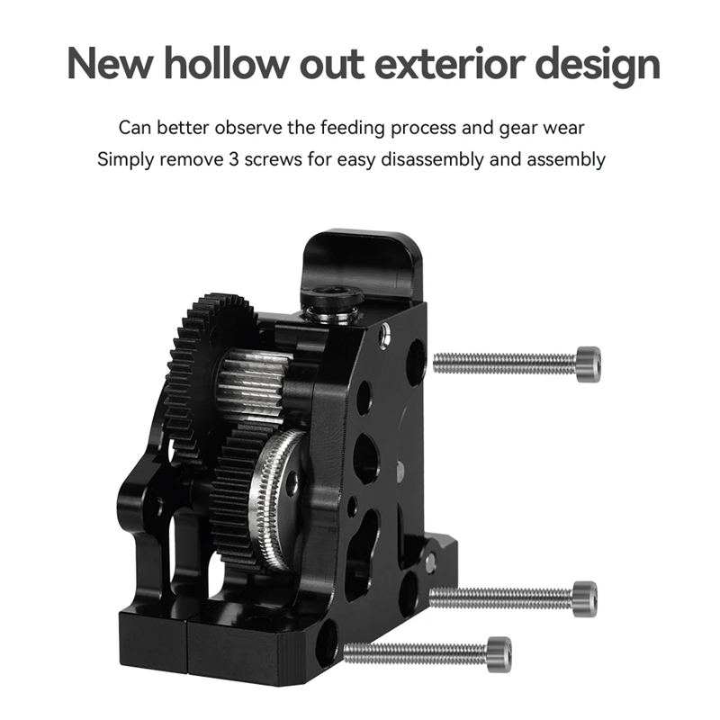 HGX LITE Dual Gear Hard Steel  - Direct Drive Dual Gear Extruder High Speed recension och pris