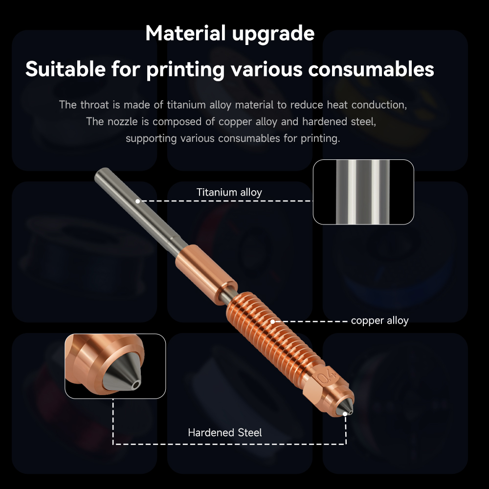 2025 NEW Hotend For Creality K - High Flow Ceramic Hotend recension och pris