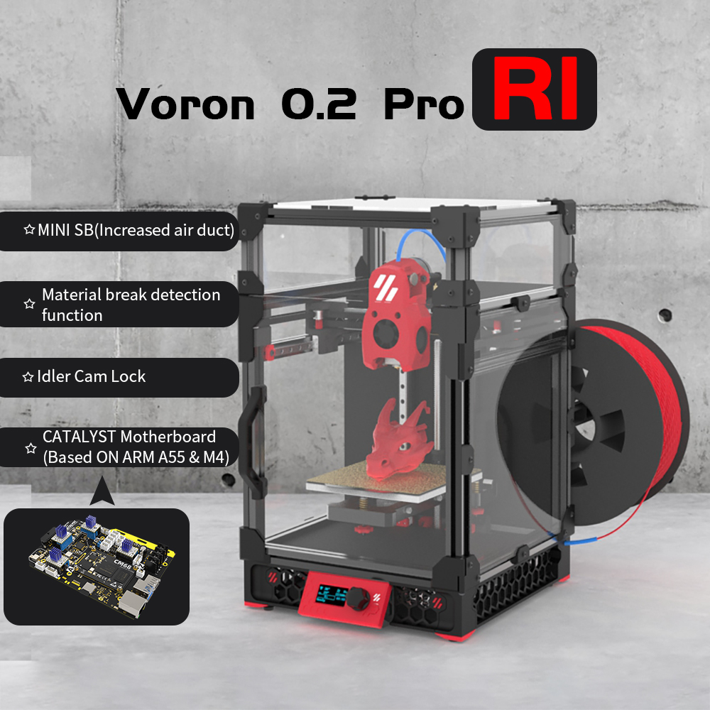 Toaiot Voron V0.2 Pro R1 CoreX - Corexy 3D Printer Kit recension och pris