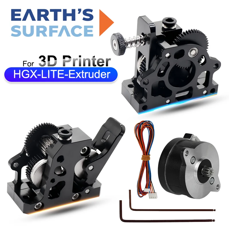 HGX LITE Dual Gear Hard Steel  - Direct Drive Dual Gear Extruder High Speed recension och pris